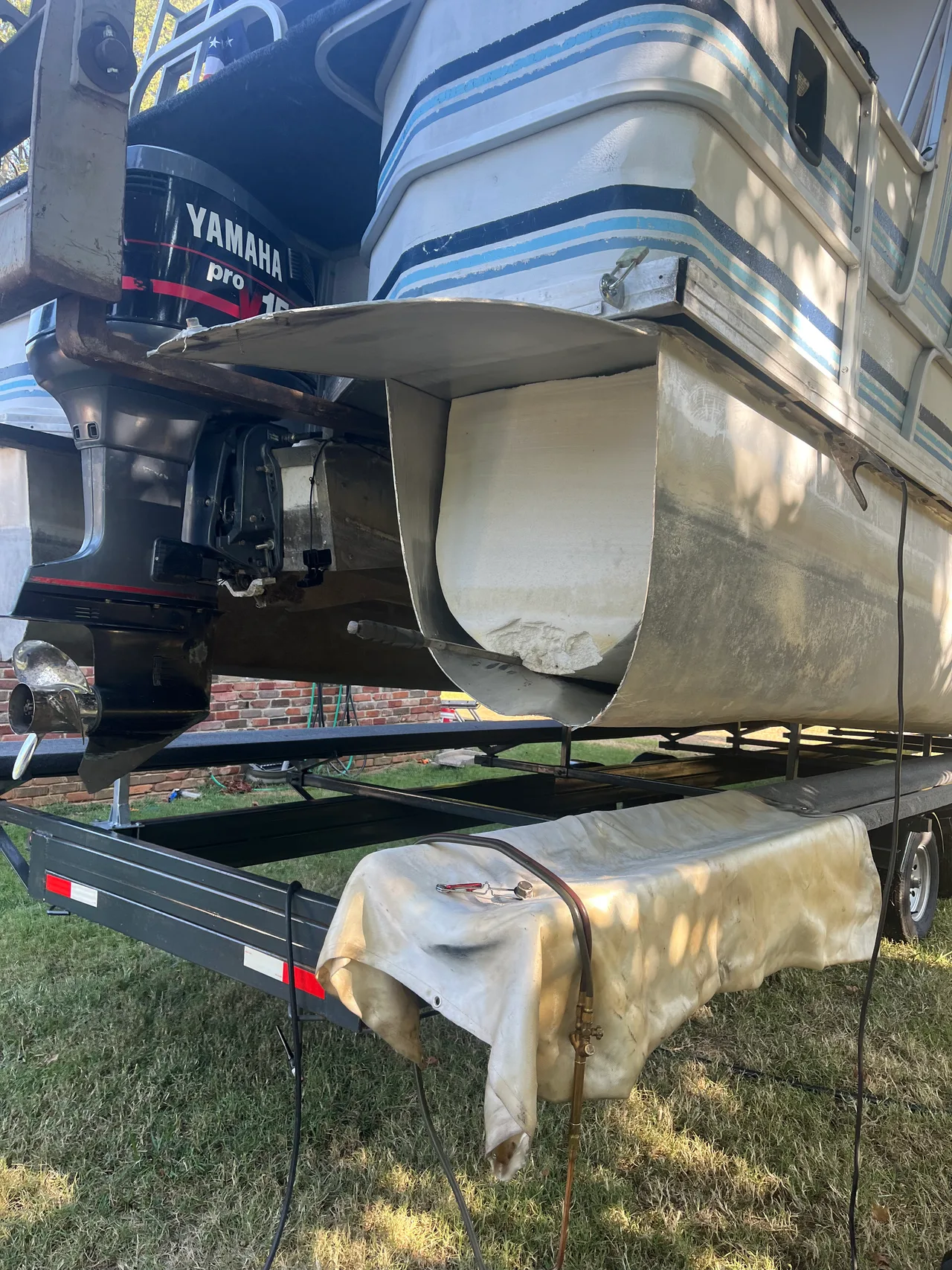 Pontoon Transom Rebuild